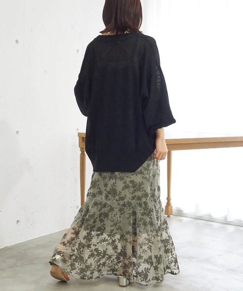 tiptop（ティップトップ）の「ベロアオパールキャミワンピース（ワンピース・レディース・ブラック/アイボリー/グレイッシュベージュ・FREE）」の10枚目の写真