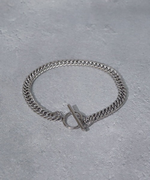 SBG（エスビー）の「SBG バリエーション メンズ ステンレス マンテルチェーン ブレスレット（ブレスレット・メンズ・A/B/D/E/F/G/H/I/J/K/L/M/N/O/P/Q/R/S/T/U/V/W/X/Y/Z/その他1/C/その他2・FREE）」の3枚目の写真