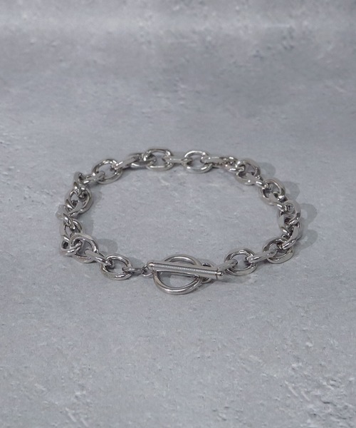 SBG（エスビー）の「SBG バリエーション メンズ ステンレス マンテルチェーン ブレスレット（ブレスレット・メンズ・A/B/D/E/F/G/H/I/J/K/L/M/N/O/P/Q/R/S/T/U/V/W/X/Y/Z/その他1/C/その他2・FREE）」の5枚目の写真