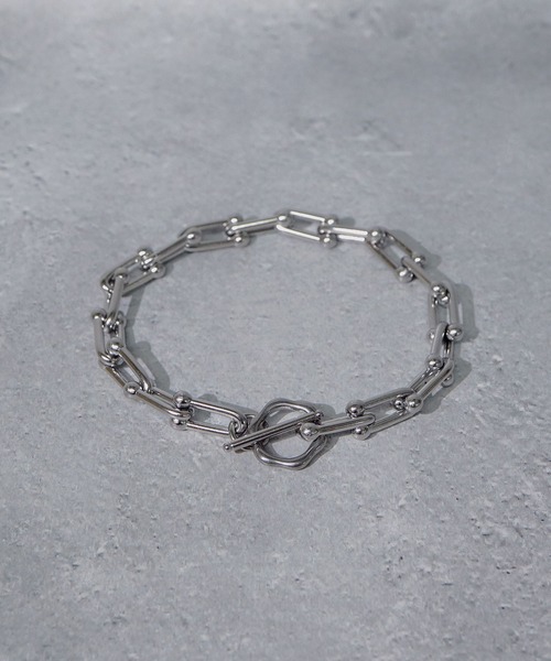 SBG（エスビー）の「SBG バリエーション メンズ ステンレス マンテルチェーン ブレスレット（ブレスレット・メンズ・A/B/D/E/F/G/H/I/J/K/L/M/N/O/P/Q/R/S/T/U/V/W/X/Y/Z/その他1/C/その他2・FREE）」の6枚目の写真