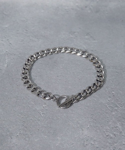 SBG（エスビー）の「SBG バリエーション メンズ ステンレス マンテルチェーン ブレスレット（ブレスレット・メンズ・A/B/D/E/F/G/H/I/J/K/L/M/N/O/P/Q/R/S/T/U/V/W/X/Y/Z/その他1/C/その他2・FREE）」の7枚目の写真