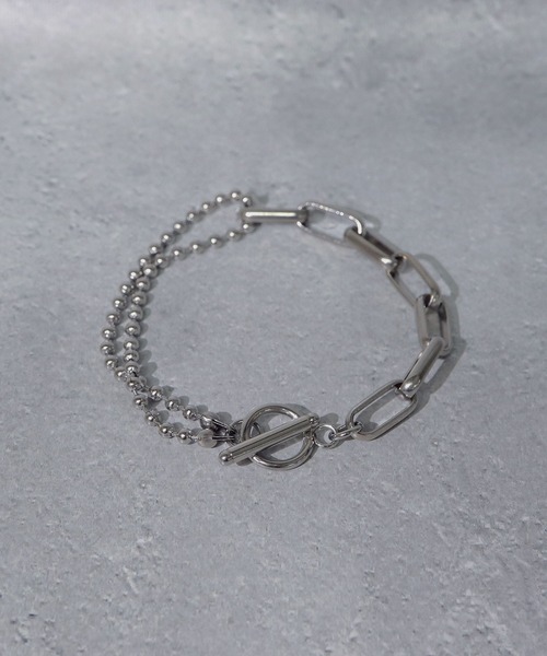 SBG（エスビー）の「SBG バリエーション メンズ ステンレス マンテルチェーン ブレスレット（ブレスレット・メンズ・A/B/D/E/F/G/H/I/J/K/L/M/N/O/P/Q/R/S/T/U/V/W/X/Y/Z/その他1/C/その他2・FREE）」の10枚目の写真