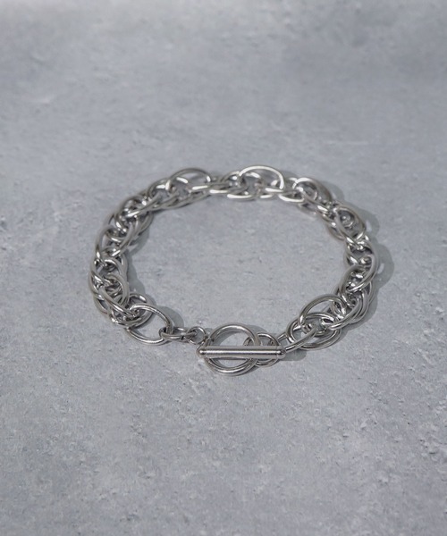 SBG（エスビー）の「SBG バリエーション メンズ ステンレス マンテルチェーン ブレスレット（ブレスレット・メンズ・A/B/D/E/F/G/H/I/J/K/L/M/N/O/P/Q/R/S/T/U/V/W/X/Y/Z/その他1/C/その他2・FREE）」の12枚目の写真