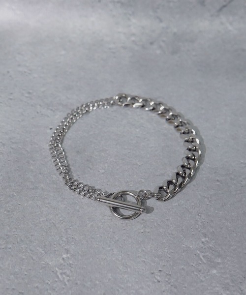 SBG（エスビー）の「SBG バリエーション メンズ ステンレス マンテルチェーン ブレスレット（ブレスレット・メンズ・A/B/D/E/F/G/H/I/J/K/L/M/N/O/P/Q/R/S/T/U/V/W/X/Y/Z/その他1/C/その他2・FREE）」の18枚目の写真