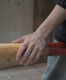 SBG（エスビー）の「SBG バリエーション メンズ ステンレス マンテルチェーン ブレスレット（ブレスレット）」