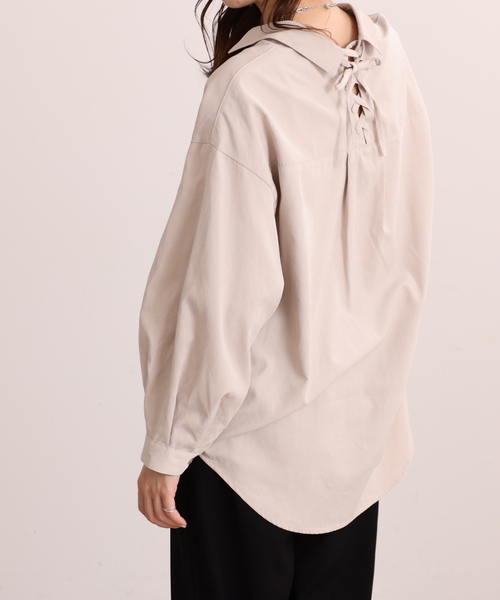 60s Alaska Sleeping Bag レザー レースアップ シャツ 60s Alaska Sleeping Bag レザー レースアップ シャツ メンズ