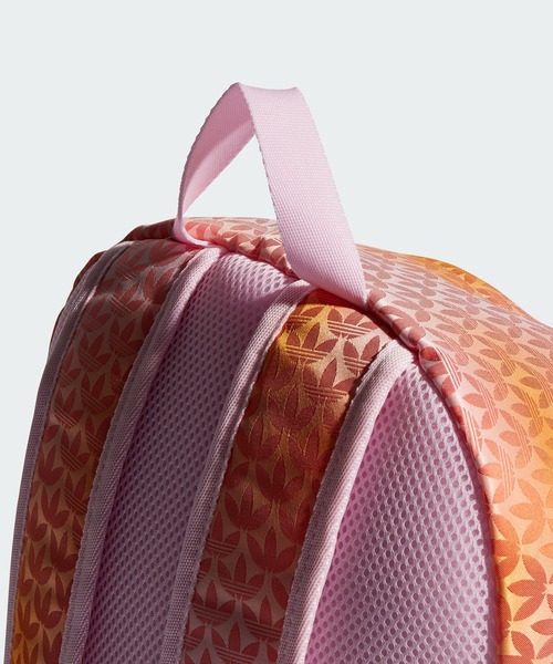 adidas（アディダス）の「トレフォイル モノグラム ジャカード バックパック / アディダスオリジナルス adidas Originals（バックパック/リュック・レディース・オレンジ・FREE）」の6枚目の写真