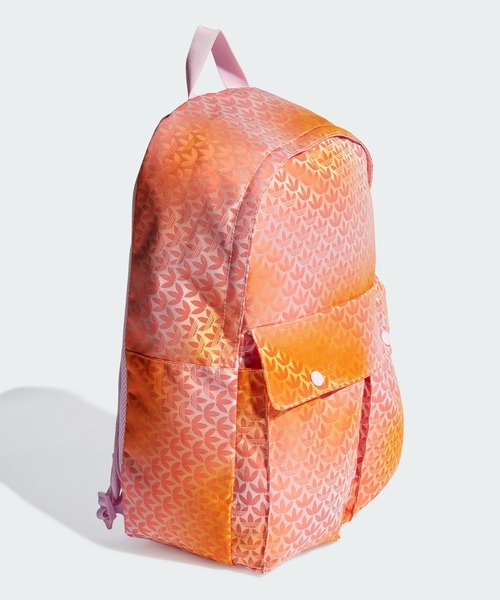 adidas（アディダス）の「トレフォイル モノグラム ジャカード バックパック / アディダスオリジナルス adidas Originals（バックパック/リュック・レディース・オレンジ・FREE）」の3枚目の写真