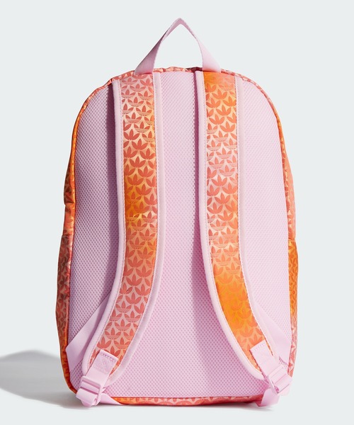 adidas（アディダス）の「トレフォイル モノグラム ジャカード バックパック / アディダスオリジナルス adidas Originals（バックパック/リュック・レディース・オレンジ・FREE）」の2枚目の写真