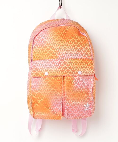 adidas（アディダス）の「トレフォイル モノグラム ジャカード バックパック / アディダスオリジナルス adidas Originals（バックパック/リュック・レディース・オレンジ・FREE）」の7枚目の写真