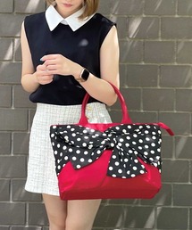 ﾄﾞｯﾄﾘﾎﾞﾝ付ﾅｲﾛﾝﾊﾞｯｸﾞ