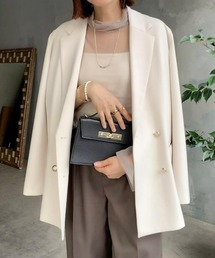 -3キロ見えジャケット/メタルボタンテーラードジャケット