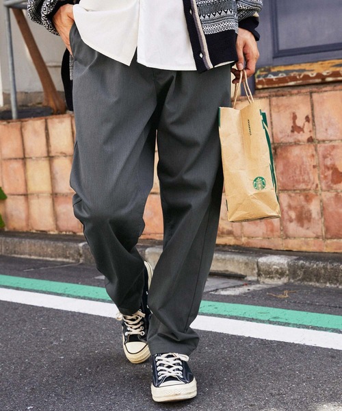 Dickies（ディッキーズ）の「Dickies/ディッキーズ ツイルイージーテーパードチノパンツ / デニムパンツ（チノパンツ・メンズ・ブラック系/ブルー系/チャコール/ブラック/ベージュ/カーキ・M/L/XL）」の8枚目の写真