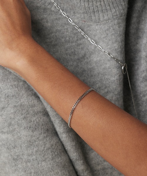 CENE（セネ）の「【CENE】セネ/チェーンブレスレット/2.5mm（ブレスレット・レディース・ゴールド/シルバー・FREE）」の2枚目の写真
