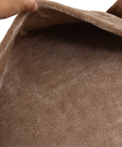 BREEZE（ブリーズ）の「アニマルバギーウォーマー（おくるみ・キッズ・ブルー/ブラウン/ピンク・80）」の7枚目の写真