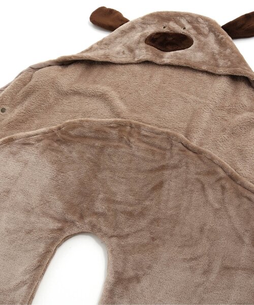 BREEZE（ブリーズ）の「アニマルバギーウォーマー（おくるみ・キッズ・ブルー/ブラウン/ピンク・80）」の11枚目の写真