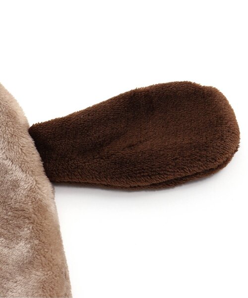 BREEZE（ブリーズ）の「アニマルバギーウォーマー（おくるみ・キッズ・ブルー/ブラウン/ピンク・80）」の14枚目の写真