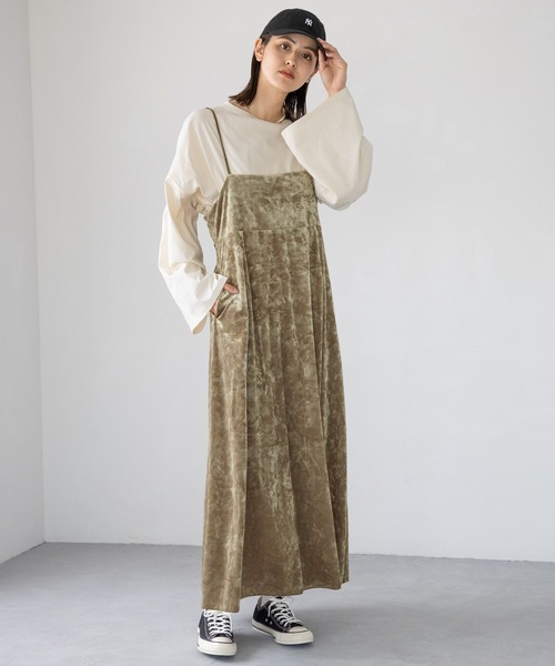 LEPSIM(レプシィム)の「ワイドスリーブロンT 963305(Tシャツ/カットソー・レディース・ブラウン/アイボリー/ベージュ・FREE)」の11枚目の写真