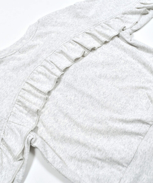 Noeil aime BeBe(ノイユエイムベベ)の「袖フリルカーディガン(90~130cm)(カーディガン/ボレロ・キッズ・オフホワイト/ブラウン・120cm/130cm/110cm/90cm/100cm)」の15枚目の写真