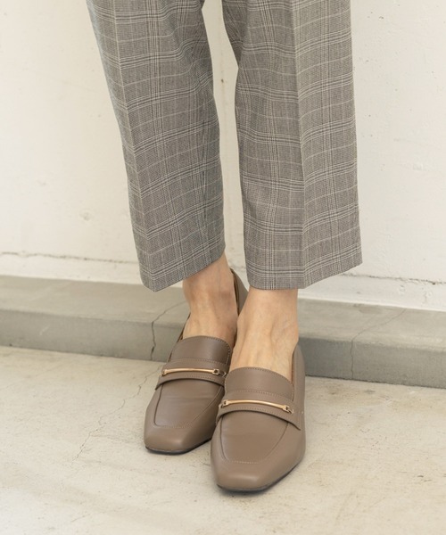 GLOBAL WORK（グローバルワーク）の「らくっションヒールローファー/962920（ローファー・レディース・ベージュ/ブラック/アイボリー/ベージュ系その他3・SMALL/MEDIUM/LARGE）」の11枚目の写真