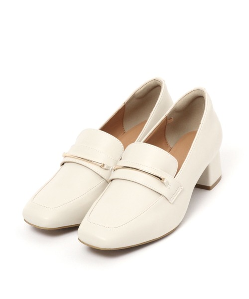 GLOBAL WORK（グローバルワーク）の「らくっションヒールローファー/962920（ローファー・レディース・ベージュ/ブラック/アイボリー/ベージュ系その他3・SMALL/MEDIUM/LARGE）」の22枚目の写真