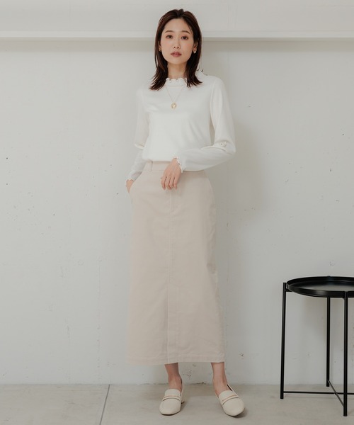 GLOBAL WORK（グローバルワーク）の「らくっションヒールローファー/962920（ローファー・レディース・ベージュ/ブラック/アイボリー/ベージュ系その他3・SMALL/MEDIUM/LARGE）」の21枚目の写真