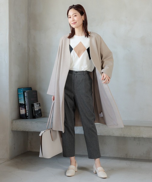 GLOBAL WORK（グローバルワーク）の「らくっションヒールローファー/962920（ローファー・レディース・ベージュ/ブラック/アイボリー/ベージュ系その他3・SMALL/MEDIUM/LARGE）」の12枚目の写真