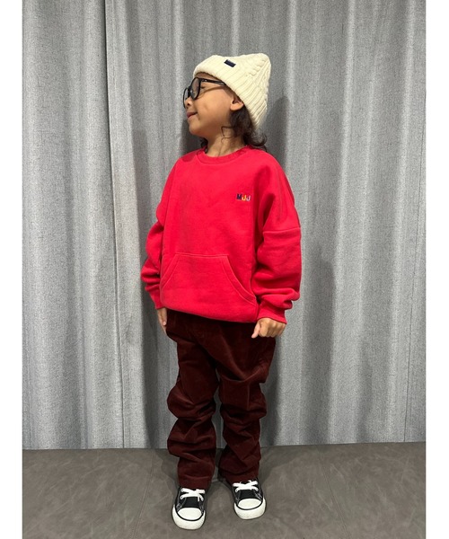 Moujonjon(ムージョンジョン)の「コーデュロイロゴ10分丈パンツ(その他パンツ・キッズ・ベージュ/ブラウン・140/90/130/110/120/100)」の16枚目の写真