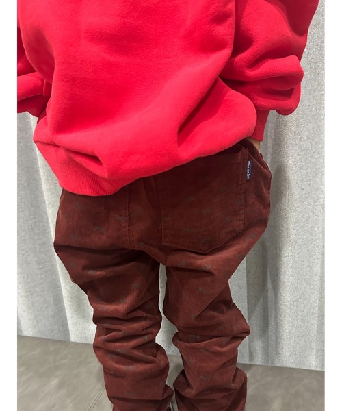 Moujonjon(ムージョンジョン)の「コーデュロイロゴ10分丈パンツ(その他パンツ・キッズ・ベージュ/ブラウン・140/90/130/110/120/100)」の6枚目の写真