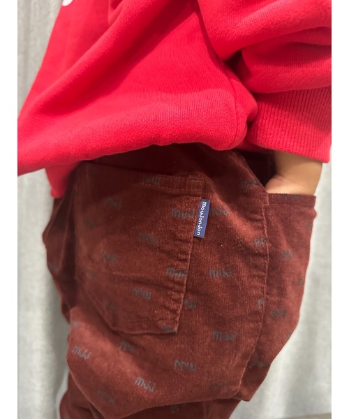 Moujonjon(ムージョンジョン)の「コーデュロイロゴ10分丈パンツ(その他パンツ・キッズ・ベージュ/ブラウン・140/90/130/110/120/100)」の7枚目の写真