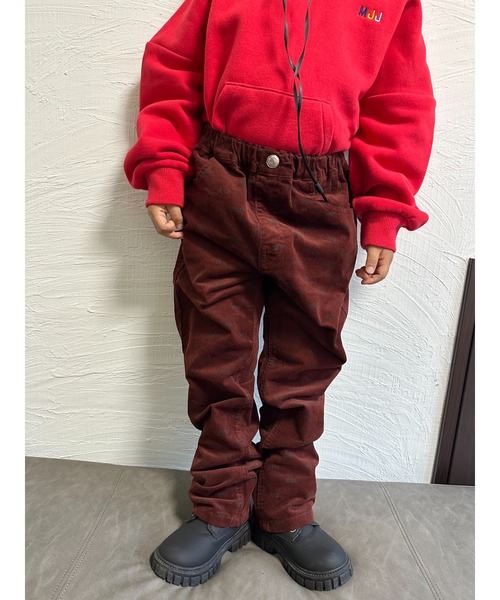 Moujonjon(ムージョンジョン)の「コーデュロイロゴ10分丈パンツ(その他パンツ・キッズ・ベージュ/ブラウン・140/90/130/110/120/100)」の9枚目の写真