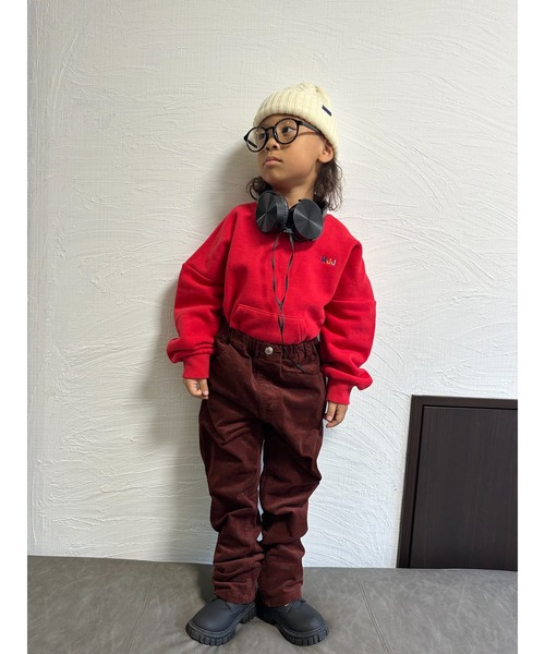 Moujonjon(ムージョンジョン)の「コーデュロイロゴ10分丈パンツ(その他パンツ・キッズ・ベージュ/ブラウン・140/90/130/110/120/100)」の20枚目の写真