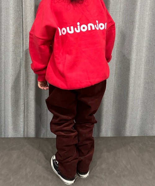 Moujonjon(ムージョンジョン)の「コーデュロイロゴ10分丈パンツ(その他パンツ・キッズ・ベージュ/ブラウン・140/90/130/110/120/100)」の4枚目の写真