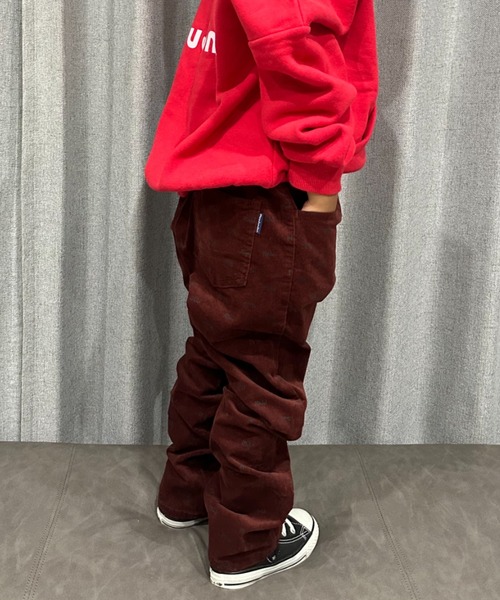 Moujonjon(ムージョンジョン)の「コーデュロイロゴ10分丈パンツ(その他パンツ・キッズ・ベージュ/ブラウン・140/90/130/110/120/100)」の5枚目の写真