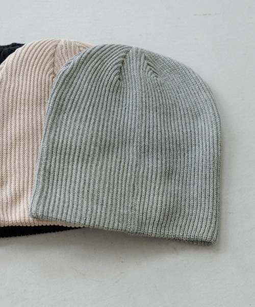 LAKOLE（ラコレ）の「アゼニットワッチ / 974089（ニットキャップ/ビーニー・レディース・ブラック/グレー/ベージュ・FREE）」の2枚目の写真