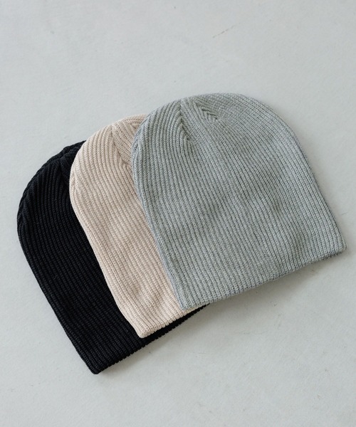 LAKOLE（ラコレ）の「アゼニットワッチ / 974089（ニットキャップ/ビーニー・レディース・ブラック/グレー/ベージュ・FREE）」の5枚目の写真