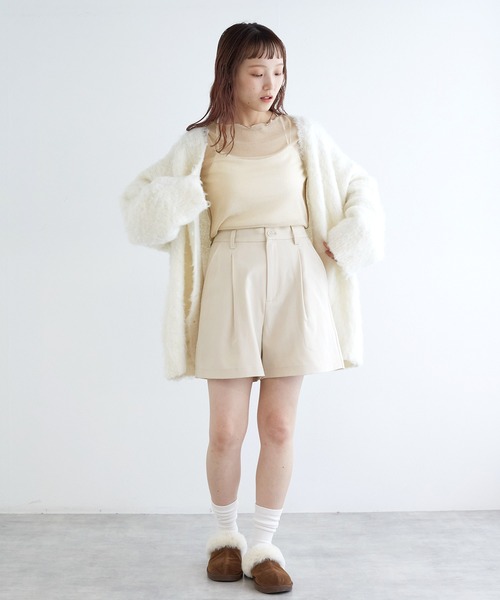 w closet（ダブルクローゼット）の「ラメメッシュプルオーバー（Tシャツ/カットソー・レディース・キナリ/グレー/オフホワイト・FREE）」の14枚目の写真