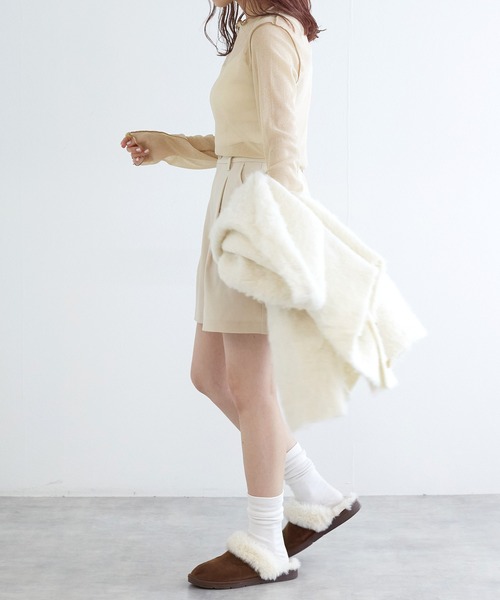 w closet（ダブルクローゼット）の「ラメメッシュプルオーバー（Tシャツ/カットソー・レディース・キナリ/グレー/オフホワイト・FREE）」の21枚目の写真