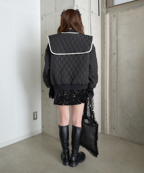 WC（ダブル シー）の「シアーフリルトートバッグ（トートバッグ・レディース・ピンク/ホワイト/ブラック・FREE）」の12枚目の写真