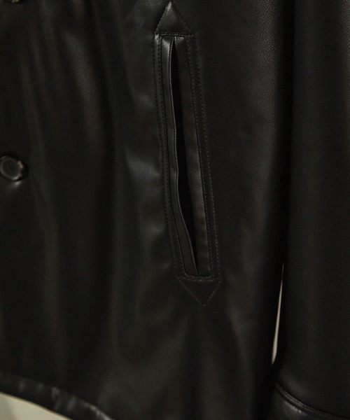 EMMA CLOTHES（エマクローズ）の「オーバーサイズカーコート EMMA CLOTHES（ブルゾン・メンズ・ブラウン/カーキ/ブラック・L/M）」の14枚目の写真