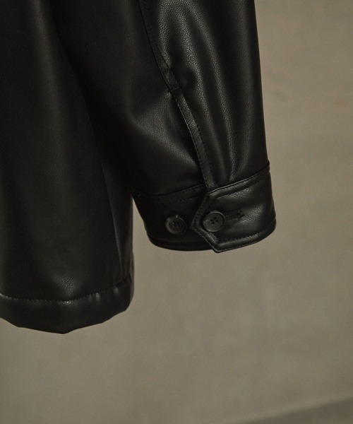 EMMA CLOTHES（エマクローズ）の「オーバーサイズカーコート EMMA CLOTHES（ブルゾン・メンズ・ブラウン/カーキ/ブラック・L/M）」の15枚目の写真