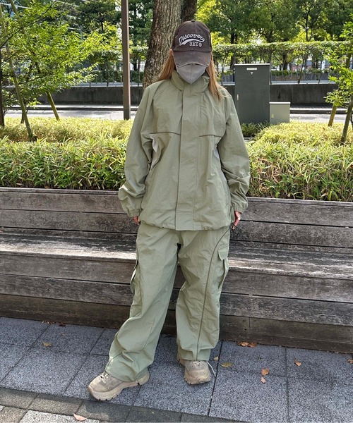 セール】パイピングナイロンカーゴパンツ【SETUP着用可能】（カーゴ
