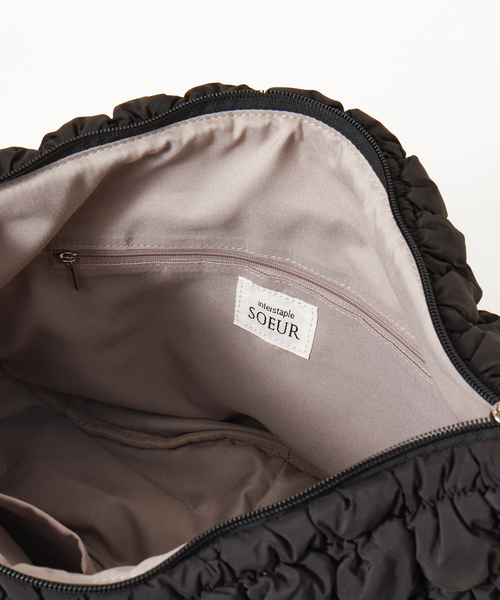 LOWELL things（ロウェル　シングス）の「キルティングワンショルダーバッグ/クロスボディバッグ（ショルダーバッグ・レディース・ブラック/グリーン/グレイッシュベージュ・フリー）」の15枚目の写真