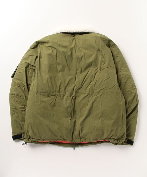 MAGIC STICK（マジックスティック）の「MAGIC STICK / マジックスティック：TYPE B-3 DOCA JKT：22AW-MS11-028[WAX]（ダウンジャケット/コート・メンズ・ブラック/オリーブ・XL/L）」の3枚目の写真