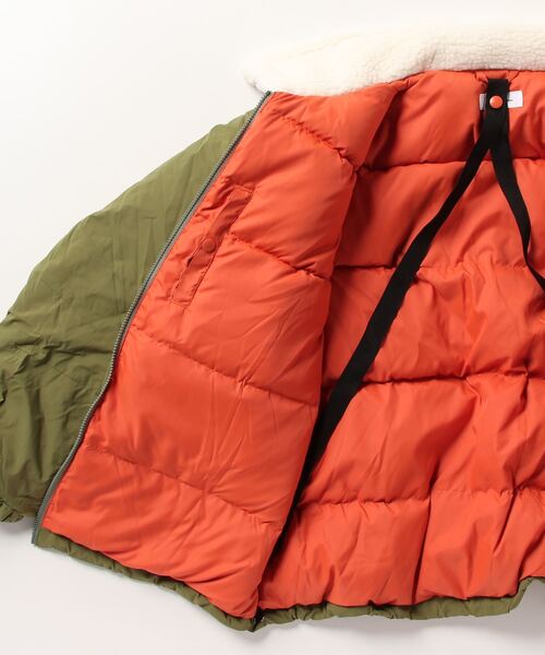 MAGIC STICK（マジックスティック）の「MAGIC STICK / マジックスティック：TYPE B-3 DOCA JKT：22AW-MS11-028[WAX]（ダウンジャケット/コート・メンズ・ブラック/オリーブ・XL/L）」の5枚目の写真