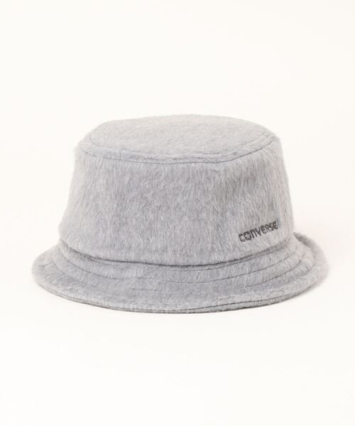 CONVERSE(コンバース)の「CONVERSE/コンバース シャギーバケットハット(ハット・キッズ・ブラック/グリーン/ホワイト/グレー/ブラウン・54cm/F57.5cm)」の3枚目の写真