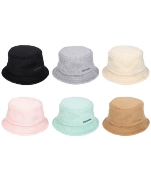 CONVERSE(コンバース)の「CONVERSE/コンバース シャギーバケットハット(ハット・キッズ・ブラック/グリーン/ホワイト/グレー/ブラウン・54cm/F57.5cm)」の8枚目の写真