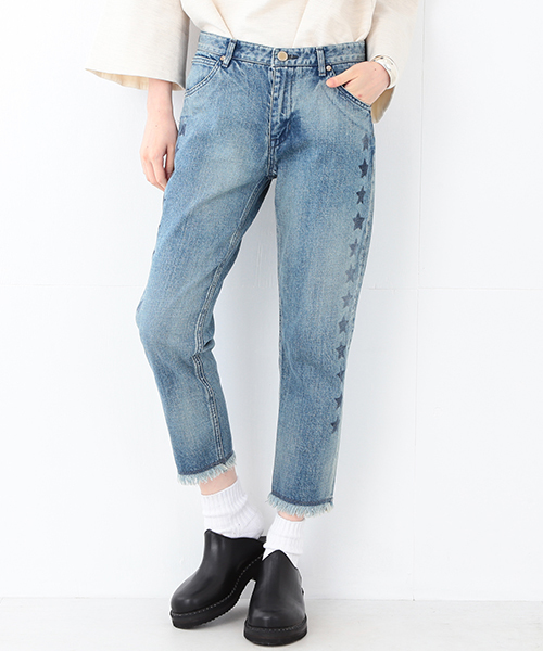 Ray BEAMS（レイビームス）の「◇●■FACTOTUM femme×Ray BEAMS / 別注スター デニム パンツ（デニムパンツ・レディース・インディゴブルー・38/36）」の8枚目の写真