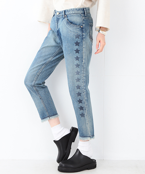 Ray BEAMS（レイビームス）の「◇●■FACTOTUM femme×Ray BEAMS / 別注スター デニム パンツ（デニムパンツ・レディース・インディゴブルー・38/36）」の9枚目の写真