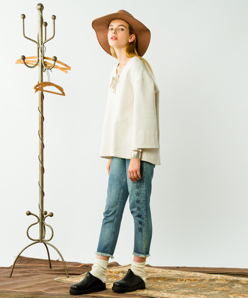 Ray BEAMS（レイビームス）の「◇●■FACTOTUM femme×Ray BEAMS / 別注スター デニム パンツ（デニムパンツ・レディース・インディゴブルー・38/36）」の15枚目の写真